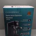 CASABREWS CM5418 Espresso Machine 20 Bar, Stainless Steel Espresso Maker with Milk Frother, Compact Cappuccino Machine for Home, Small Espresso Coffee Machine for Latte, Black