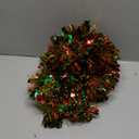 Dilunave 40 Feet Christmas Tinsel Garland Metallic Foil Twist Tinsel Garland Decoration for Christmas Tree, Wedding, Birthday and Party Hanging Decorations(Red, Green, Gold)