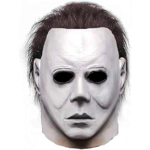 WPOZD Halloween Michael Myer Mask, Latex Horror Scary Masks for Adult Cosplay, Great for Costume Parties, Easter
