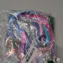 Girl colored hair extensions, braided ponytails for hair extensions, girl hair accessories, children's colored braids, 6 crazy daily accessory headbands(6PCS Mix Color)