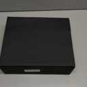 Mlikero Card Deck Case, 1800+ Trading Card Storage Box with 10 Dividers and 3 Foam Stoppers, Leather Magnetic Closure Commander Deck Box Fit for YuGiOh, MTG and Sport Cards(Black&Blue)