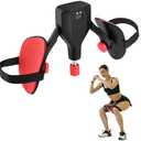 Thigh Master, Flantor Thigh Exerciser 22-77 lbs Adjustable Resistance, Inner Thigh Exerciser with Fixed Leg Straps Hip and Pelvis Trainer for Home Gym