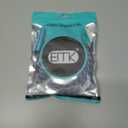 EMK 1/4 to 3.5mm Adapter, 1/4" Female to 1/8" Male Stereo Audio Adapter for Speaker,Amplifiers, Guitar, Home Theater Devices, Laptop, Headphones (6.6FT/2M)