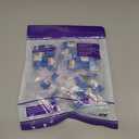 VCE UL Listed 10Gbps Cat6 Keystone Jack Insert 25-Pack, 90 Degree Punch Down RJ45 Keystone Jack Adapter Slim Profile Blue