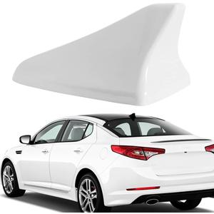 AMSPRAC Shark Fin Antenna Cover,Car Antenna Caps fit for Kia Optima 2014-2020,Sonata 2015 2016 2018 2019,Genesis Sedan G80 2015-2017,Genesis Coupe 2013-2015,Elantra Sedan 2011-2016,(Not Sport) White