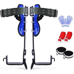 Climbing Equipment. Tree - Climbing Kits. Anti - Slip Climbing Tools with footboards.  Forestry Operation Equipment Suitable for Rock Climbing, Tree Trimming, Hunting, and Fruit Picking.