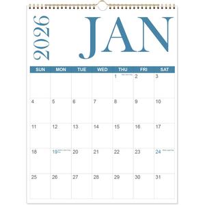 Calendar 2026-15'' x 22'' Extra Large Wall Calendar from January 2026 to June 2027, 2026 Wall Hanging Calendar with Holiday Marked, Premium Paper for Organizing, Vertical, Four Color