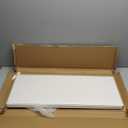 JWX Set of 2 White Shelves Suitable for Pegboard Standing Shelf Unit