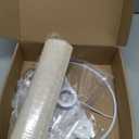 Beige Linen Tall Drum Lampshade, 11" Top x 11" Bottom x 12" High Lamp Shade, Lamp Shade Replacement for Table and Floor Lamps, Pendant LightHandcrafted LampshadeEasy Assembly