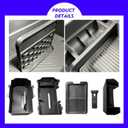 6pcs-2025 2026 Civic Center Console Organizer Hidden Storage Organizer for 2022-2026 Honda Civic 2026 Accessories 11th Gen Sedan Hatchback LX EX Sport Armrest Organizer(Not for Si/SporTouring)
