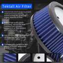 HD-0800 29442-99C Air Filter for Harley Davidson Screamin Eagle Road King 110 CI ELectra Glide 2 103 CI Ultra Classic Electra Gli Road Glide Dyna Softail Springer Fat Boy 2944299A 2944299B