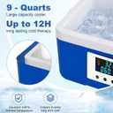 Ice Machine for Shoulder After Surgery Recovery, 9 Quarts Timer Circulate Rotator Cuff Cold Therapy Machine Home Cryotherapy System for Shoulder Replacement Post-Surgery Swelling, Sprains