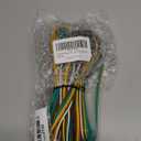 LIMICAR Trailer Wiring Harness Kit, 25ft Trailer Wire with 4 Flat Extension Connector, 4 Pin Flat Wishbond Wiring Light Kit for Utility Boat
