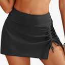 Yonique Womens Underwire Bikini with Skirt XL