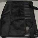 Walker Tray for Folding Walker, Trays for Walkers for Seniors Detachable with Cup Holder,Walker Trays for Rolling Folding Walker,Walker Accessories for Elderly (Black With Pockets 2.0)