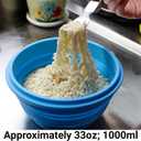 Mr. Peanut's Collapsible Silicone Camping Bowl with Lid & Foldable Fork