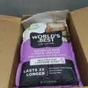 WORLD'S BEST CAT LITTER Multiple Cat Lavender Scented 32-Pounds - Natural Ingredients, Quick Clumping, Flushable, 99% Dust Free & Made in USA - Calming Fragrance & Long-Lasting Odor Control