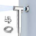 FEELSO Handheld Bidet Sprayer for Toilet, Adjustable Water Pressure Jet Spray Toilet with Bidet Hose for Diaper Sprayer Kit, Feminine Baby Wash, Pet Shower & Muslim Shower