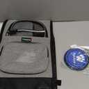 PetAmi Dog Purse Carrier for Small Dogs, Airline Approved Soft Sided Pet Carrier with Pockets, Ventilated Dog Carrying Bag for Puppy Cat, Dog Travel Supplies Bag, Sherpa Bed, Max 12 lbs, Gray (One Size (Pack of 1), Heather Grey)