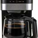 CUCKOO Classic 10-Cup Drip Coffee Maker, Easy To Use Coffee Machine with Programmable Timer, Includes Glass Coffee Pot with Two Brew Strength Settings and Reusable Mesh Filter (CCM-BD011B)