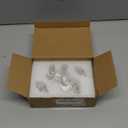 HDCRYSTALGIFTS Set of 3, Crystal Elephant Figurines Collectible Lucky Glass Animals Paperweight Ornament Home Decor Table Centerpiece Gift (3.5'' Mother and 2'' Two Babies)