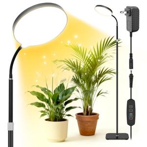 MistyJungle 20W Full Spectrum Grow Light for Indoor Plants, 63in Adjustable