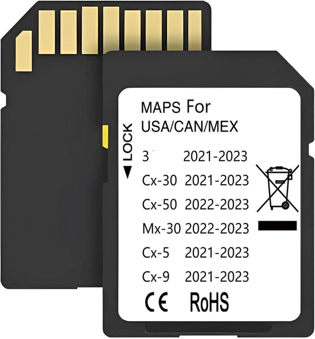 Latest Navigation Memory Card Compatible with Mazda 3(2021-2023), Cx5(2021-2023), Cx9(2021-2023), Cx30(2021-2023), Cx50(2022-2023), Mx30(2022-2023) (Ceypec-05)