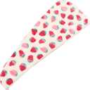 Healifty Hair Towel Wrap Coral Fleece Hair Drying Towels Cute Strawberry Absorbent Bath Hat Girl Shower Hat Quick Dry Cap Hair Wrap for Bathing