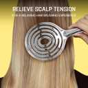 HALOVIDA Hair Brush for Women with Double layer Boar Bristle & Nylon Detangler with Elastic Air Cushion Anti Static Scalp Massage Brush for Smooth Frizz Free Hair, 1 Pack
