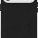 OtterBox iPhone 17 Pro Max Symmetry Series Cactus Leather Case - Noir Ash - Black - Slim, Premium Protective iPhone Case