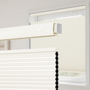 HESTIA No Drill Cordless Blackout Cellular Shades Top Down Bottom Up(TDBU) Private Energy-Efficient Waterproof Honeycomb Blinds for Bedroom, Baby Room and Home Office,Light Beige,60" W X 72" H