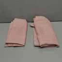 OWEINE Sheer Curtains 84 Inches Long 2 Panels Set, Rod Pocket Fimly Voile Solid Blush Window Curtain Panels for Living Room Bedroom, Soft Voile Sheer Curtains & Drapes, Total 84 Inches Width