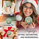 10 x Otter Couple Christmas Ornament 2025 - Love Like No Otter Ceramic Ornament for Christmas Tree, Couple Gifts for Him & Her, Newlyweds, Just Married Keepsake, Ideas