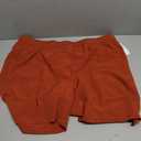 ODODOS Men's Athletic Shorts with Pockets 7" Quick Dry Lightweight Workout Gym Running Shorts, Rust, XX-Large
