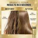 Collagen & Shea Butter Hair Mask for Deep Repair, Intensive Conditioning Treatment with Keratin & Hyaluronic Acid for Dry Damaged Hair, Strengthening Moisturizer for Frizzy Curly Hair, 5.4 fl oz