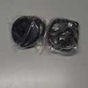 2 Pack Vintage Pendant Light Kit, Farmhouse E27 Base Industrial Lamp Lantern Socket Canopy Kit Cord Holder, DIY Hanging Light Ceiling Lighting Fixture for Kitchen Island Corridor Bar Cafe (Black)