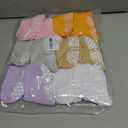Toddler Girls Ruffle Socks Non Slip Grip Heart Frilly Socks Cute Cotton Grippy Dress Crew Socks for Kids 12 Pairs