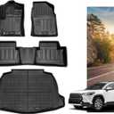 Floor Mats & Trunk Mat fit for Toyota Corolla Cross SUV 2026 2025-2022,All Weather Floor Liner Rear Cargo Mat Protector for Corolla Cross Accessories 2026-2022(FWD) (Not Fit Sedan/Hatchback Model)