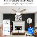 Universal Smart WiFi Ceiling Fan Remote Control Kit, Compatible with Alexa, Google Assistant and Smart Life App, No Hub Required DIMMER