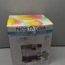 Nostalgia Snow Cone Shaved Ice Machine - Retro Table-Top Slushie Machine Makes 20 Icy Treats - Includes 2 Reusable Plastic Cups & Ice Scoop - Retro Red
