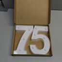 75th Birthday Decorations for Women Men,75 Birthday Decorations for Centerpieces Table,75 Light Up Numbers Sign Led for Party Backdrop Wall Decor for Wedding Anniversary Home