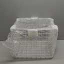 Blulu Steel Wire Damage Stopper 14.5  14  12 Inch Cube Cage Approx Wire Security Cage Steel Protective Coated Security Guard Equipment