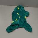 Hotumn Dinosaur Dog Halloween Costume Pet Dino Hoodie for Small Dogs (Medium, Green)