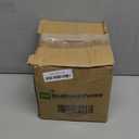 Restaurantware 2.8 x 2.8 x 2 Inch Mini Burger Boxes 100 Clamshell Food Containers - Hinged Lid Striped Blue And White Paper Take Out Boxes Serve Sliders Or Finger Foods