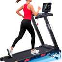 ATEEDGE Auto Incline Treadmill, 20% Incline, 3.0HP, 10 MPH Running Machine, 18.5" Wide Belt, 350 lbs Capacity, Treadmill for Home with Bluetooth App
