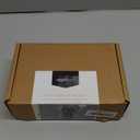 Amazon Basics Victorian Easy Installation Passage Door Lever, Matte Black, 1-Pack