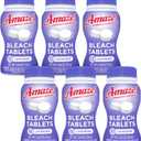 AMAZE Ultra Concentrated Bleach Tablets [6 bottles] - Lavender Scent - for Laundry, Toilet, and Multipurpose Home Cleaning. No Splash Liquid Bleach Alternative (32 Count (Pack of 6))