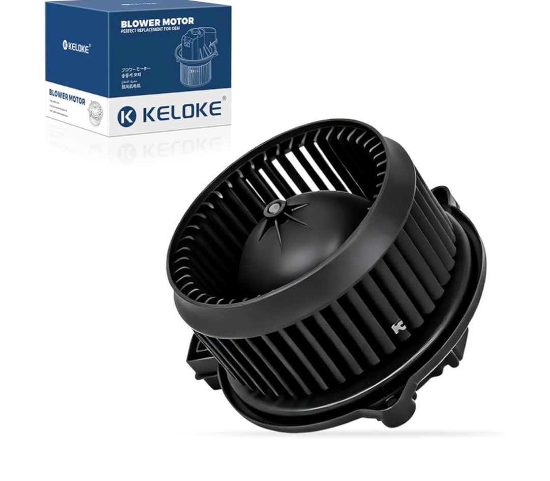 KELOKE Front Blower Motor AC Fan Compatible with Honda Fit 2009-2014, with Fan Cage, Replace# 700247 79310-TF0-G01 615-50209