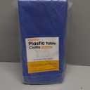 Exquisite Dark Blue Plastic 54x300 inches Rectangular Tablecloth Roll with Built-in Cutter - 300 Feet, All-Season, 1 Count