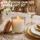 12 PCS 6oz Rose Scented Pure Soy Wax Aromatherapy Candles | Relaxing Home Fragrance Gift Box | Bulk Favors for Wedding, Party, Spa & Home Decor